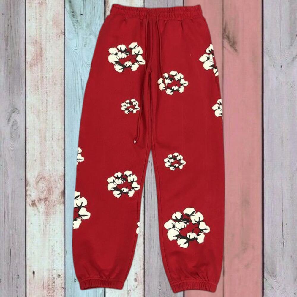 Classic Women's Denim Tears Pants Red